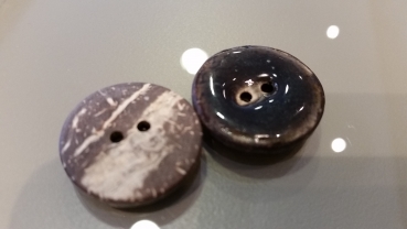 JIMKNOPF/Cocos/Epoxidharz/ceramik effekt/dunkelbraun