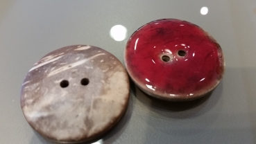 JIMKNOPF/Cocos/Epoxidharz/ceramik effekt/dunkel rot