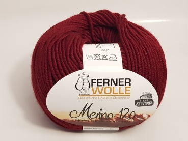 Ferner/Merino 120/M 410 Dunkelrot