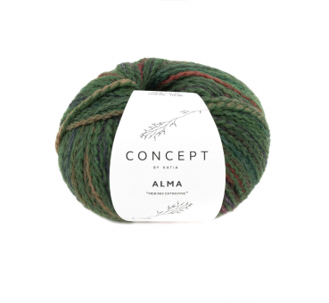 Katia/Concept Alma/307 Grün Braun Rot
