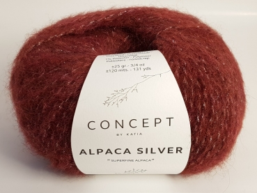 Katia/Concept Alpaca Silver/259 Bordeauxviolett Silber
