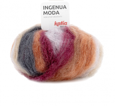 Katia/Ingenua Moda/107 Rot-Grau-Rostrot