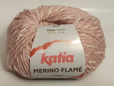 Katia/Merino Flamé/116 Hellrosa-Naturweiß