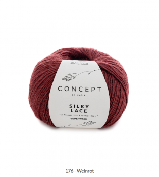 Katia/Concept Silky Lace/176 Weinrot