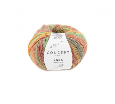 Katia/YOGA/204 Braun Gelb Rot