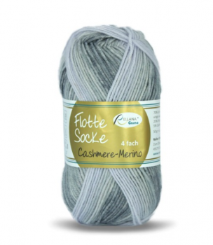 Rellana/Flotte Socke/Cashmere-Merino/1322 Schwarz-Grau