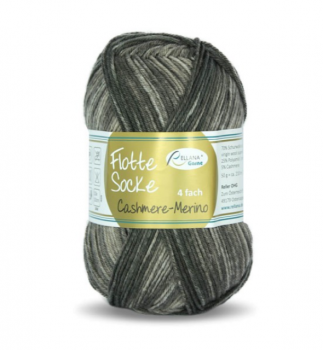 Rellana/Flotte Socke/Cashmere-Merino/1326 Dunkelbrau Hellbraun