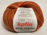Katia/Basic Merino Color/208 Orange Braun