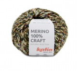 Katia/Merino 100% Craft/204 Grün-Lila-Terrabraun