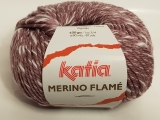 Katia/Merino Flamé/117 Perlbrombeer-Naturweiß
