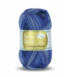 Rellana/Flotte Socke/Cashmere-Merino/1324 Blau Jeansblau