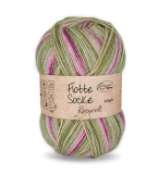 Rellana/Flotte Socke/Recycelt/1582 grün-rosa
